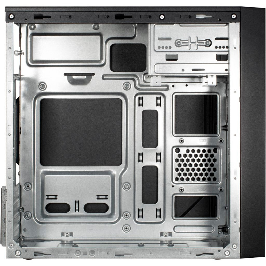 Inter-tech IT-6502 Romea Mini Tower Case (Black | 2x USB-A)