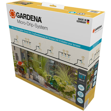 Gardena Micro-Drip Terrance Watering Set (30 Plants) - 13400-20 - 13400-20