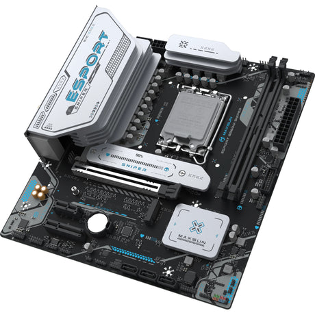 Maxsun ms-esport b860m sniper wifi socket 1851 motherboard (black, raid, 2.5 gb-lan, wlan, bt, sound, µatx)