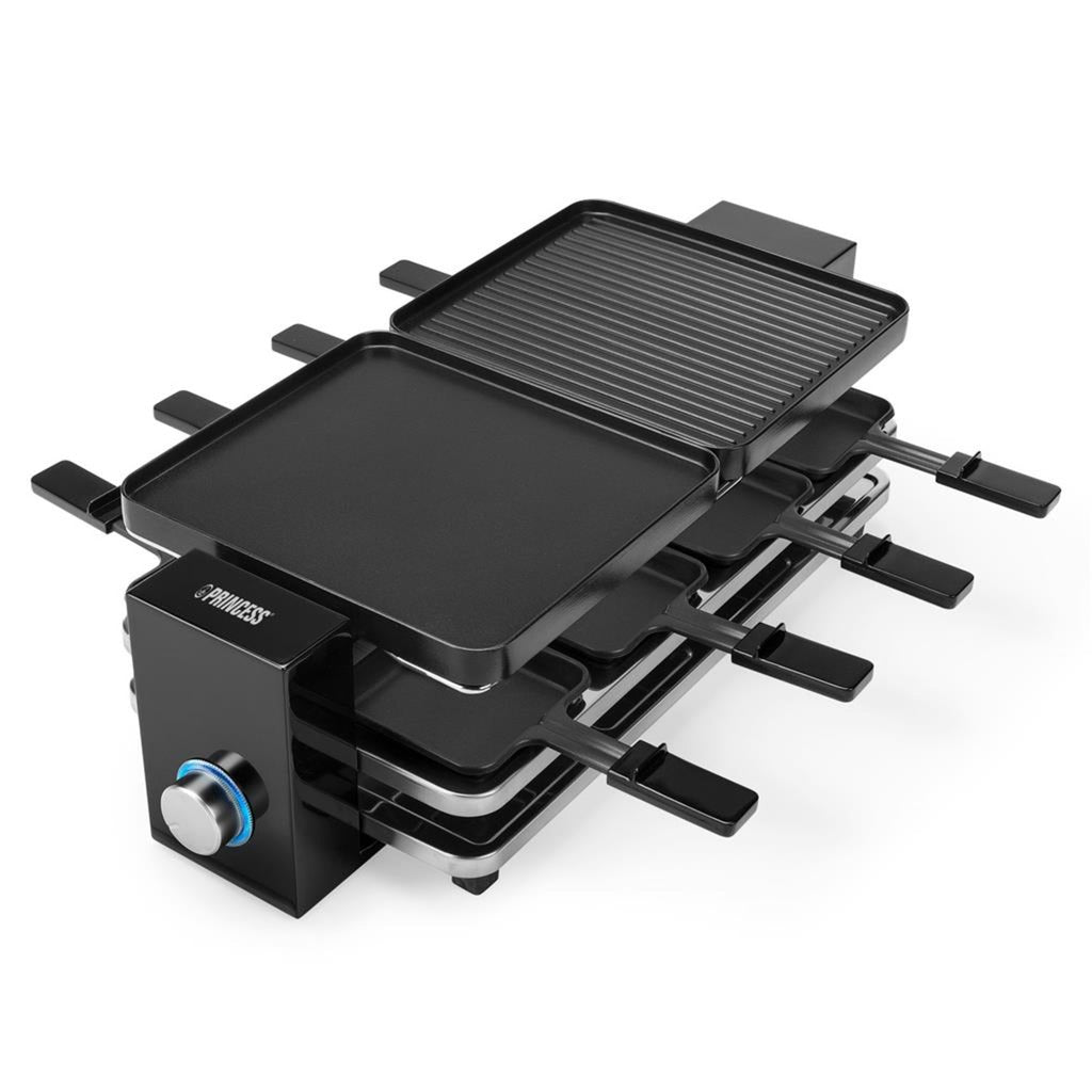 Princess 162925 raclette pianino black 8 gurmaniškas rinkinys (juodas)