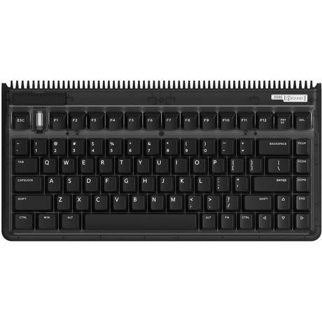 Iqunix OG80 Dark Side Wireless Mechanical Keyboard, Gaming Keyboard (Black, US Layout, Cherry MX Brown, RGB LEDs, 80% (TKL), Hot-Swappable, PBT, 2.4GHz | Bluetooth 5.1 | USB-C)