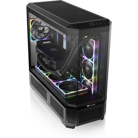 Thermaltake View 600 TG Big Tower Case (Black | 2x USB-A | 1x USB-C | Tempered Glass)
