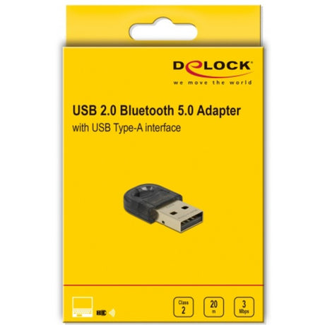 Delock USB 2.0 Bluetooth 5.0 mini adaptador Adaptador Bluetooth