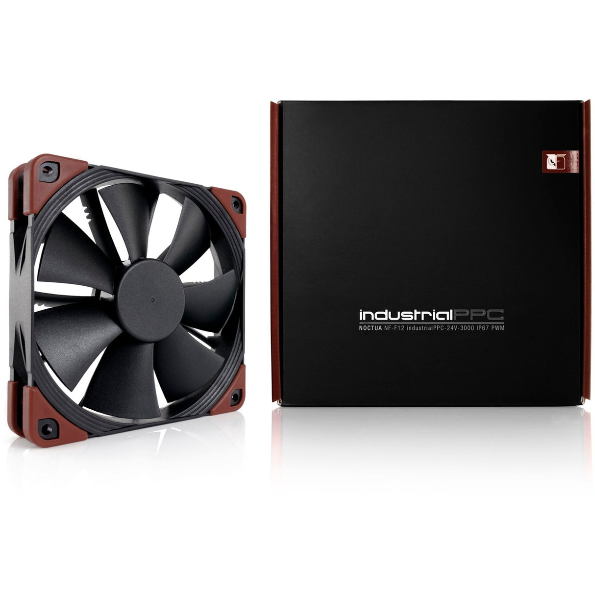Noctua nf-f12 industrialppc-24v-3000 sp case fan (black, 120 x 120 x 25 mm, pwm)