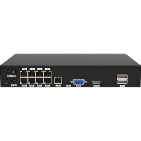Foscam fn9108he, 8kanálový 5MP síťový videorekordér poe (černý, poe, bez hdd)