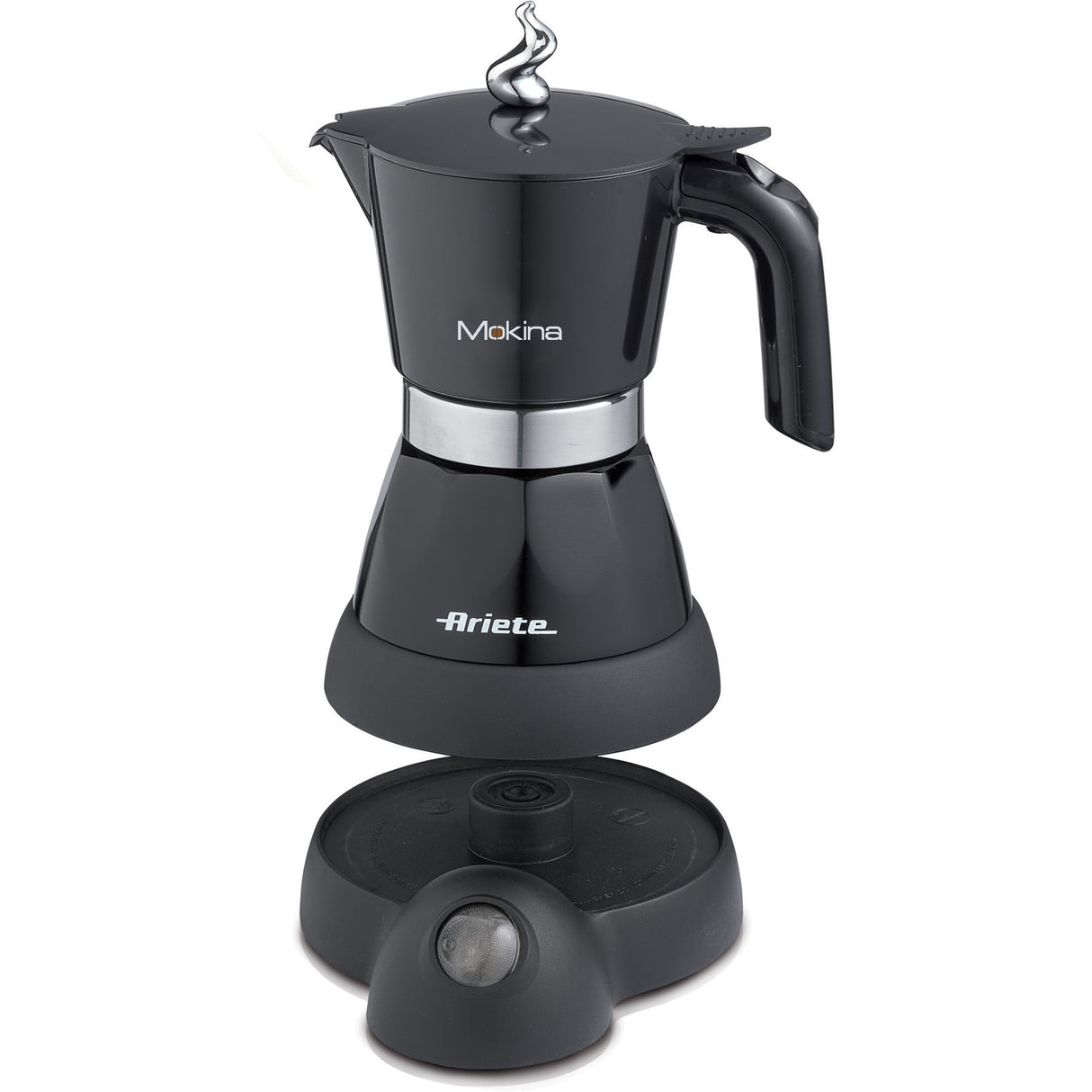 Ariete Moka Aroma Coffee Maker 1358 11 Moka Pot (Black)