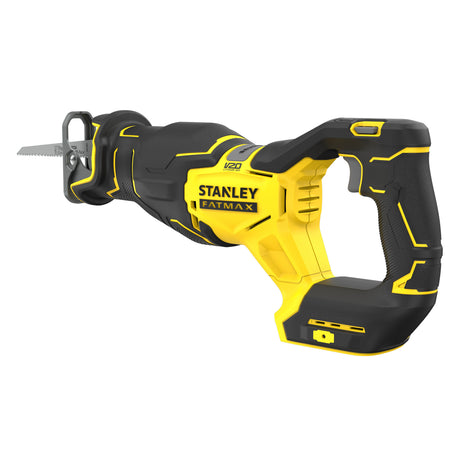 Stanley Fatmax V20 18V Brushless Reciprocating Saw (Black Yellow, Battery and Charger Not Included)