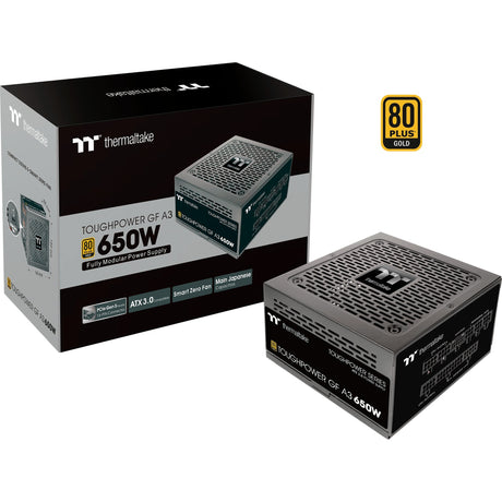 Thermaltake Toughpower GF A3 Gold - TT Premium Edition Modular 650W Power Supply (Black, 4x PCIe)