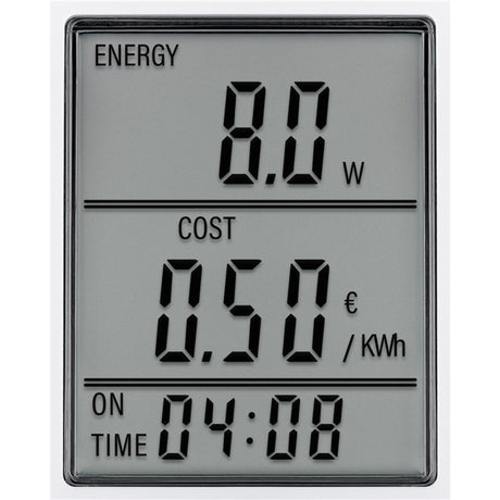 Goobay digital energikostnadsmätare pro mätenhet (vit)