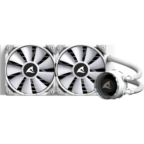 Sharkoon S80 RGB White Water Cooling (White, 4-pin PWM Fan Connector)