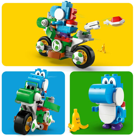 Lego super mario - mario kart - brinquedo de construção yoshi-crosser (72031)