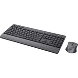 Trust Trezo Comfort Wireless Tastatur a Maus Set Desktop Set (schwaarz, US Layout (qwerty), 100%)
