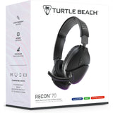 Turtle Beach Ear Force Recon 70P Black (2024) Over-Ear Gaming Headset (Black, PS4, PS5, Xbox Series X|S, Xbox One, Switch, PC, Mobile)