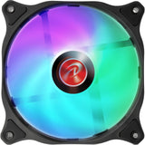 Raijintek eos 12 rbw add-2 rgb case fans (black, 2 pieces, 120 x 120 x 25 mm, pwm)
