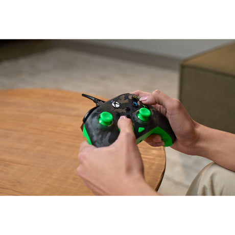 Turtle Beach React-R káblový ovládač (čierny/zelený, Xbox Series X|S, Xbox One, PC)