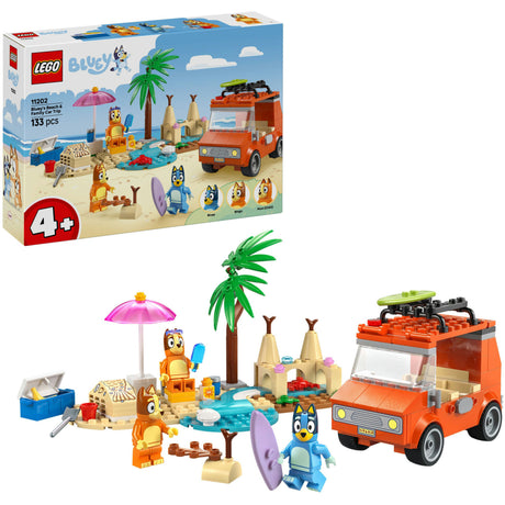 Lego Duplo 11202 Le trajet en voiture de Bluey jusqu'à la plage