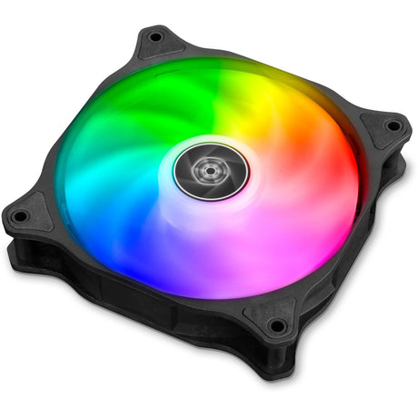 Ventilátor Silverstone air blazer 120r rgb (černý, 120 x 25 x 120 mm, pwm)