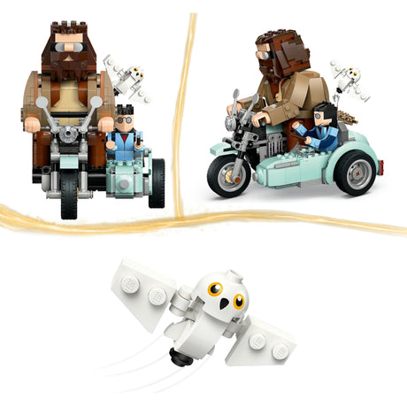 Lego Harry Potter™ Hagrid™ a Harryho magická jazda na motorke - 76443