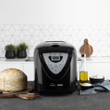 Princess 152009 bread maker (black silver, for making bread, cake, jam, yogurt, and rice)
