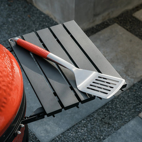 Kamado Joe Krafted Steel Spatula (Stainless Steel Red)