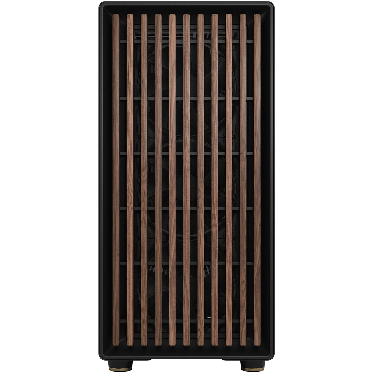 Fractal design north xl midi tower housing (black wood color | 2x USB-A | 1x USB-C)