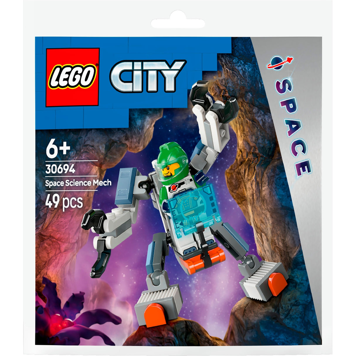 Lego 30694 City Pouch Space Science mech | 10 Stécker