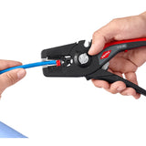 Knipex automatinės vielos nuėmimo replės | ilgis 195 mm | 0,08–16 (awg 28–5) mm² | 1 vnt. - 12 52 195 - 12 52 195