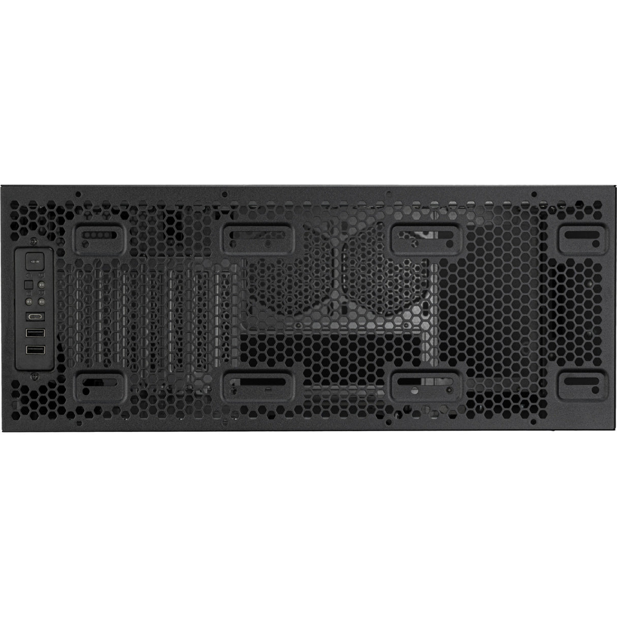 Silverstone RM42-502 rackmount chassis (black | 4U | USB-C)
