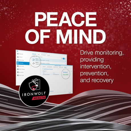 Seagate ironwolf 4 TB hard drive (ST4000VN006, SATA 600, 24 7)