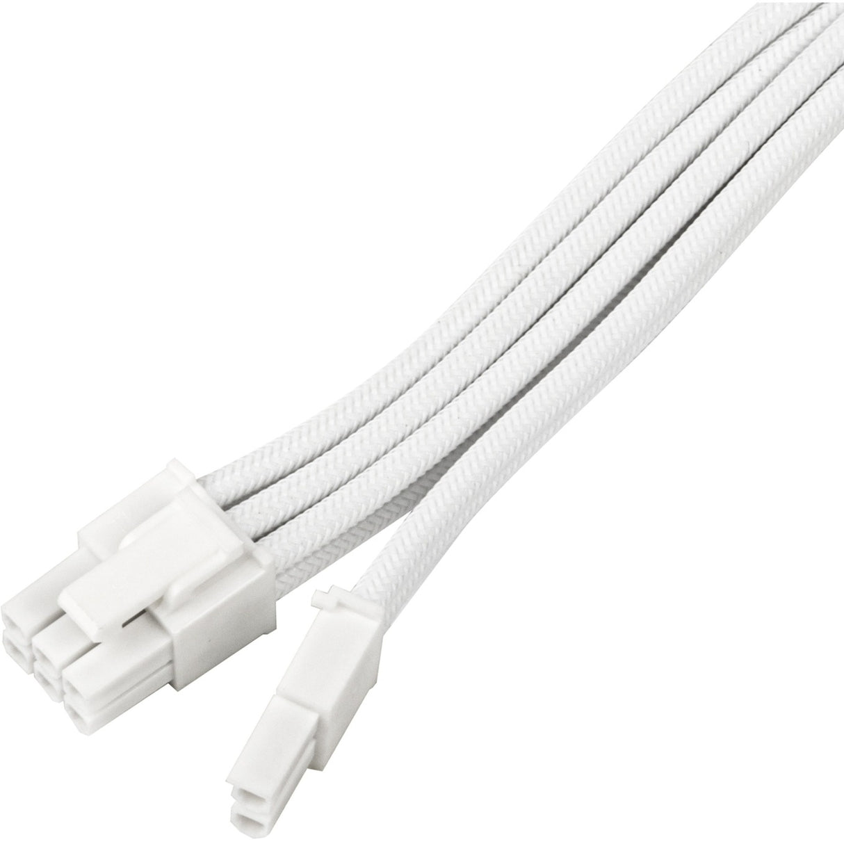 Kabel przedłużający Silverstone sst-pp07e-pci8w-v2, pcie 8pin (6+2) (biały, 30 centymetrów)