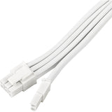 Kabel przedłużający Silverstone sst-pp07e-pci8w-v2, pcie 8pin (6+2) (biały, 30 centymetrów)