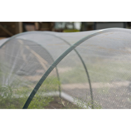 Tela anti-insetos Nature em malha anti-insetos (branca transparente, 2 x 10 m)