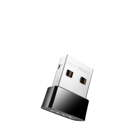 Bezdrátový dvoupásmový adaptér Cudy ac650 mini usb wlan (černý)