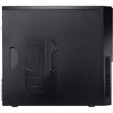 Inter-tech it-6865 midi tower behuizing (zwart | 4x usb-a | 1x usb-c)