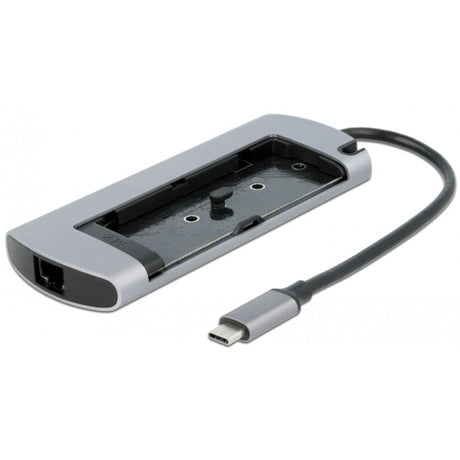 Delock USB Type-C dockningsstation med m.2-plats (grå)