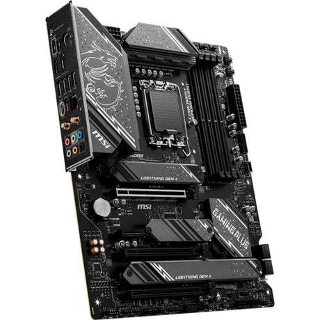 MSI Z790 Gaming Plus Wi-Fi Socket 1700 pagrindinė plokštė (pilkai juoda, RAID, 2,5 GB-LAN, Wi-Fi 6e, BT, garsas, ATX)