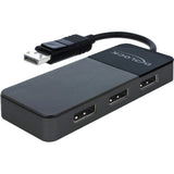 Delock Displayport 1.4 Zoll > 3x Displayport Out Displayport Splitter (schwaarz, 0.12 Meter)