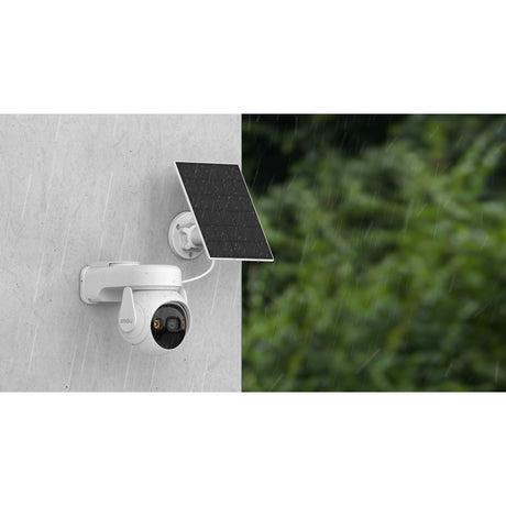 Imou cell pt lite met solar panel beveiligingscamera (wit, 2k, 3mp, 5000 mah batterij)