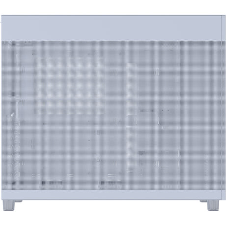 Asus Prime AP201 - Tempered Glass Panel MicroATX Case (white | 2x USB-A | 1x USB-C | tempered glass)