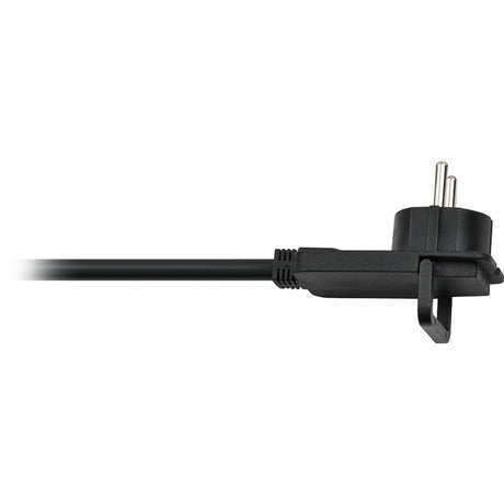 Brennerstuhl comfort-line plus-uttag med platt stickpropp 4x svart 2m h05vv-f 3g1.5 - 1153100100