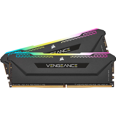 Corsair Vengeance RGB Pro SL 16 GB DDR4-3200 (2x 8 GB) RAM (schwaarz, cmh16gx4m2e3200c16, xmp 2.0)