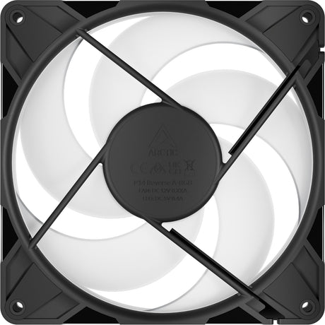 Arctic p14 pro reverse a-rgb ventilátor (čierny, 140 x 140 x 30 mm, pwm)