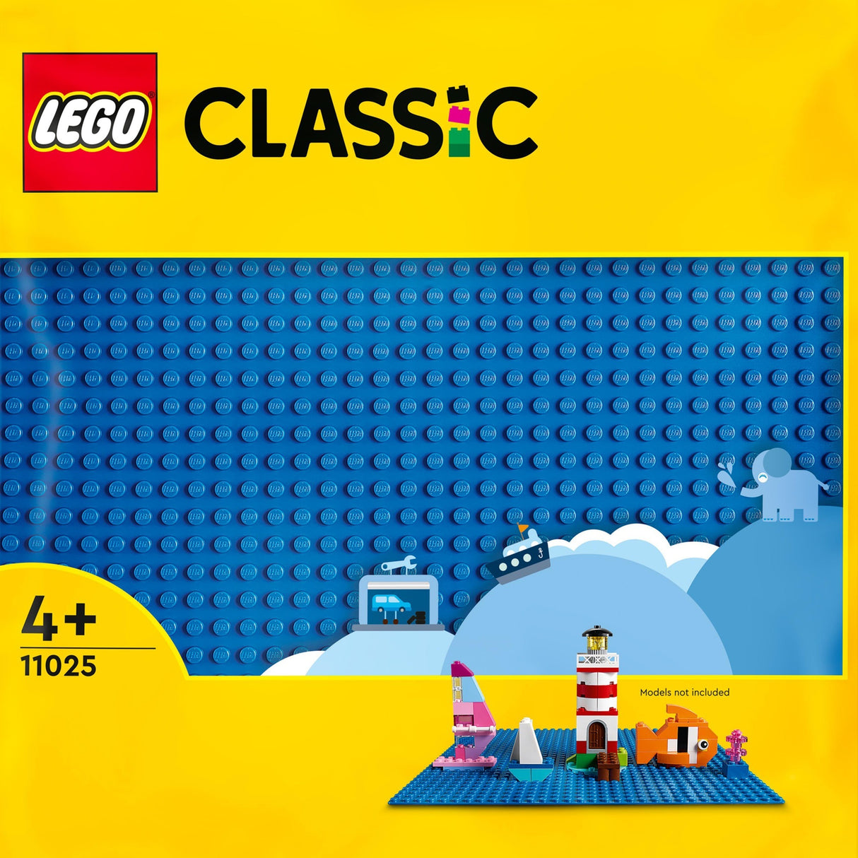 Lego Classic Blue Bauplack - 11025