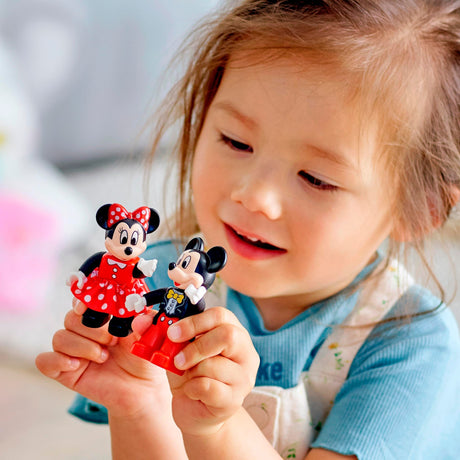 Lego duplo disney mickey minnie födelsedagståg, byggbar leksak för småbarn 10941
