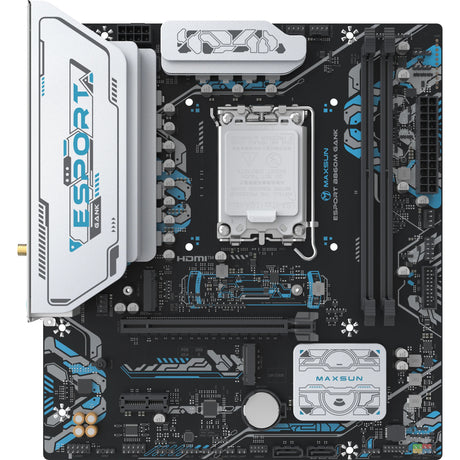 Maxsun MS-ESPORT B860M GANK WiFi Socket 1851 Motherboard (Black, RAID, GB-LAN, WLAN, BT, Sound, mATX)