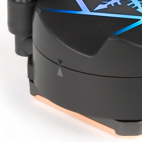 Silverstone vida 120 slim com resfriamento a água (preto)