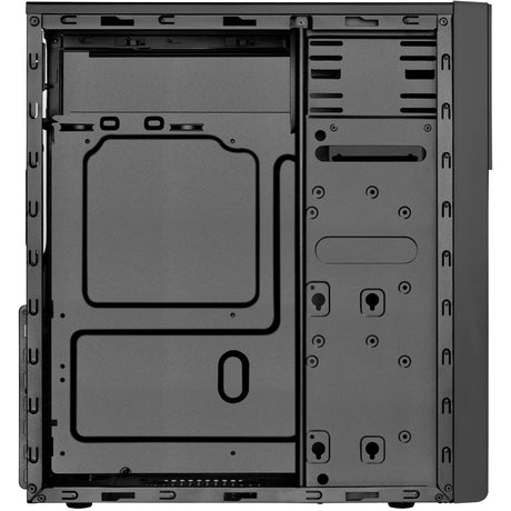 Silverstone sst-ps13b Midi Tower Gehäuse (schwaarz | 2x USB-A)
