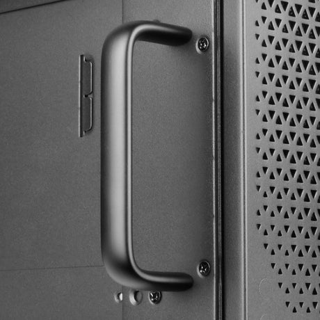 Silverstone rm44 Rack Gehäuse (schwaarz | 4u | USB Type-c | 2x 80mm Fall Fan abegraff)