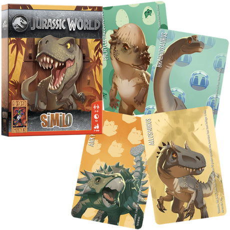 999games Similo: Jurassic World Card Game (Dutch, 2 - 8 Players, 10 Minutes, Ages 7+)