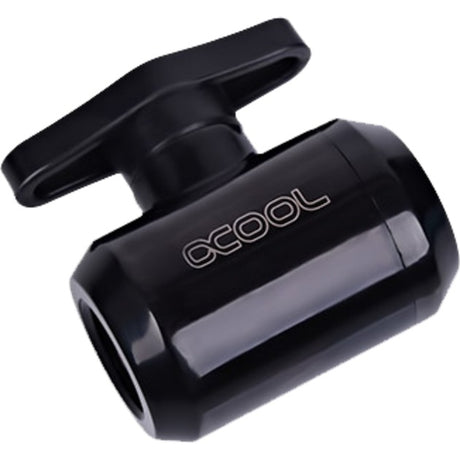 Alphacool Eiszapfen 2-way Ball Valve Fitting (black)